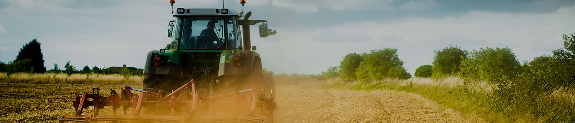Tractor in Field